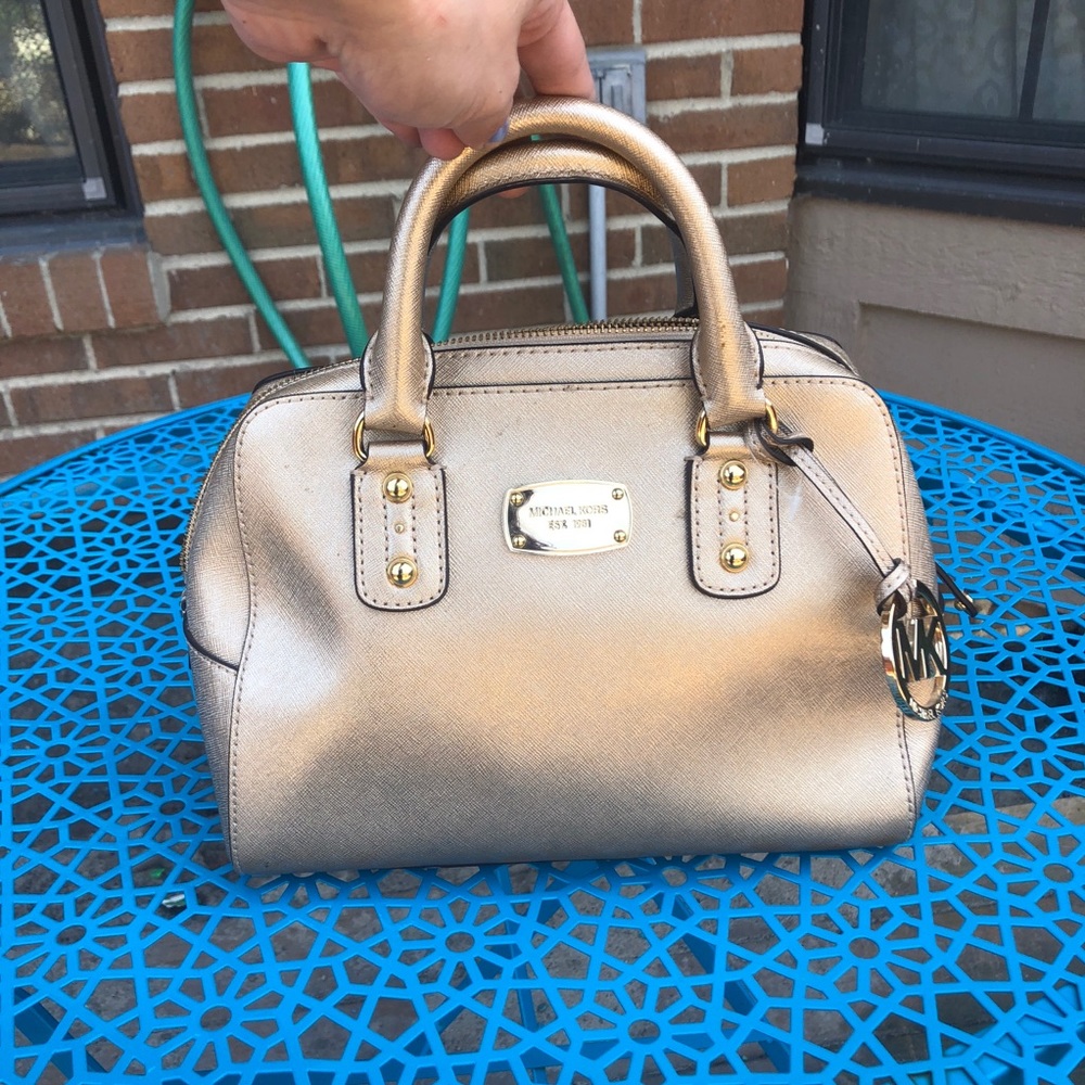 Michael Kors Gold Handbag crossbody